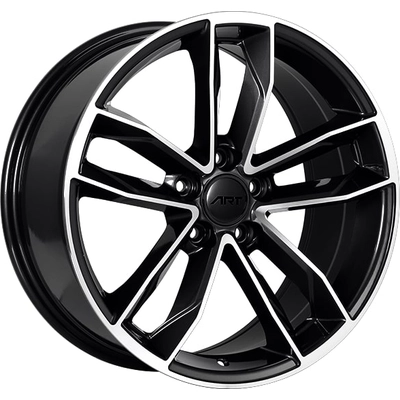 REPLICA 129 Gloss Black - Machined Face Wheel by ART (18x8.0 35mm) pa1