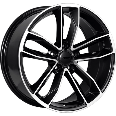 ART - R12918005 - REPLICA 129 Gloss Black Wheel (8x18 35mm) pa3