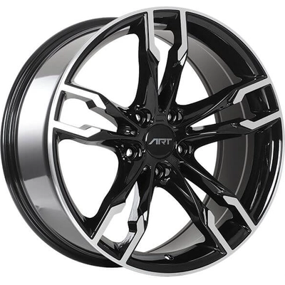 ART - R16518004 - REPLICA 165 Gloss Black - Machined Face Wheel (18x8.0 25mm) pa1