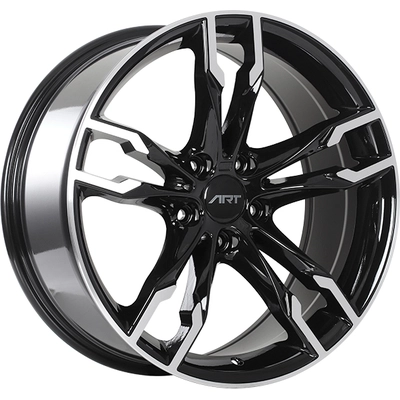 ART - R1651808 - REPLICA 165 Gloss Black - Machined Face Wheel  (18x8.0 35mm) pa1