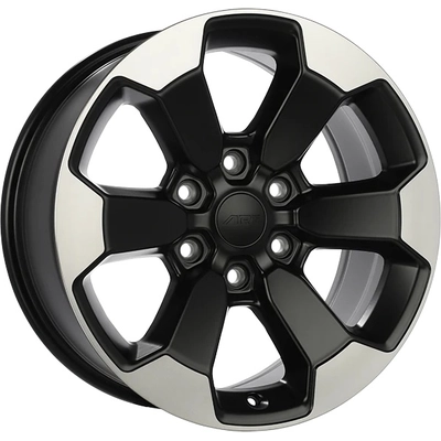 ART - R16718001A - REPLICA 167 Satin Black - Machined Face Wheel  (18x8.0 20mm) pa1