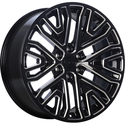 ART - R1762001B - REPLICA 176 Gloss Black With Milled Edge Wheel (20x9 24.0mm) pa32