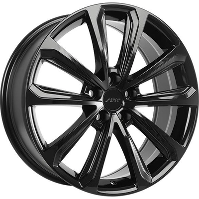 Gloss Black alloy by ART (17x7.0 45.0 mm) pa30