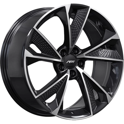 ART - R23120001 - REPLICA 231 Gloss Black Machined Face Wheel (20x9 25mm) pa31