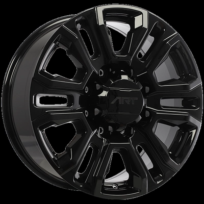 REPLICA 327 Gloss Black Wheel by ART (18x8 12mm) pa31