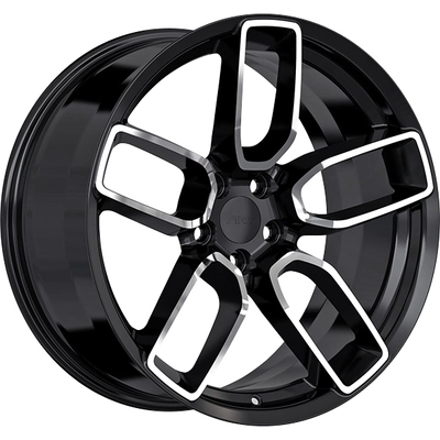 REPLICA 348 Satin Black - Machined Face Wheel by ART (20x11.0 20mm) pa31