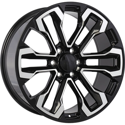 ART - R3902201 - REPLICA 390 Gloss Black - Machined Face Wheel (22x9.0 24mm) pa31