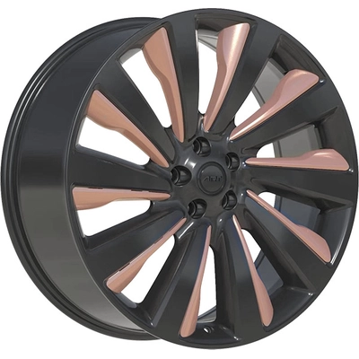 ART - R3922301 - REPLICA 392 Gloss Black - Caramel Inserts Wheel (23x9.5 42mm) pa1