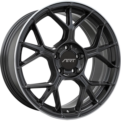 ART - R3951901 - REPLICA 395 Satin Black - Machined Lip Wheel (19x8.5 35mm) pa1