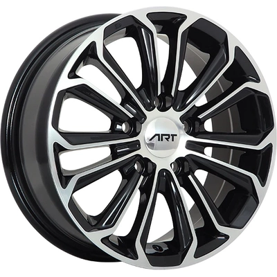 REPLICA 95 Gloss Black - Machined Face Wheel by ART (15x6.0 40mm) pa1