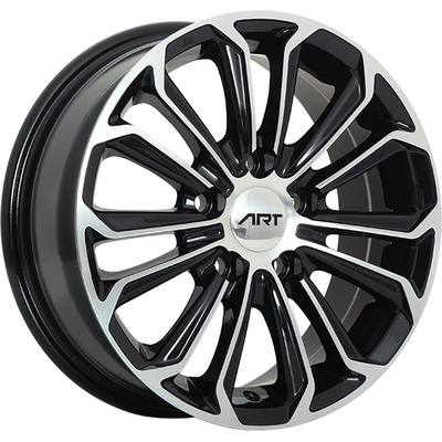 ART - R951604 - REPLICA 95 Gloss Black - Machined Face Wheel (16x6.5 40mm) pa1