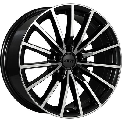 Gloss Black - Machined Face alloy by ART (18x8.0 35.0 mm) pa1