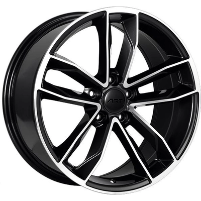 Gloss Black - Machined Face alloy by ART (20x9.0 25.0 mm) pa1