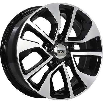 Gloss Black - Machined Face alloy by ART (16x6.5 45.0 mm) pa1