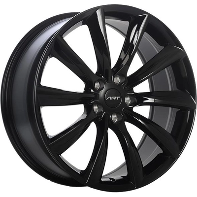 Gloss Black alloy by ART (20x8.5 35.0 mm) pa1