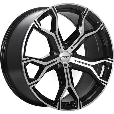 Gloss Black - Machined Face alloy by ART (21x9.5 37.0 mm) pa1