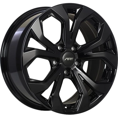 Gloss Black alloy by ART (18x8.0 45.0 mm) pa1