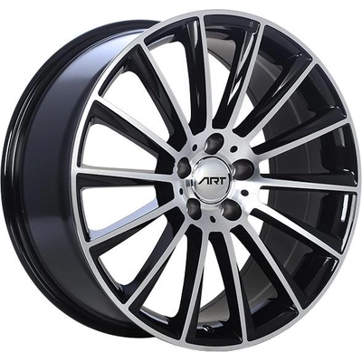 Gloss Black - Machined Face alloy by ART (18x8.5 35.0 mm) pa1