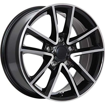 Gloss Black - Machined Face alloy by ART (17x7.5 35.0 mm) pa2