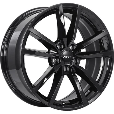 Gloss Black alloy by ART (18x8.0 45.0 mm) pa1