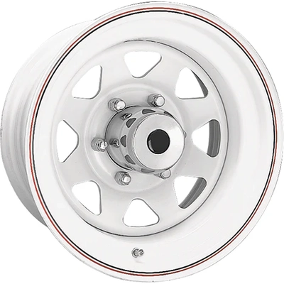 8-Spoke White Wheel by CECO (15x6 -3mm) pa1