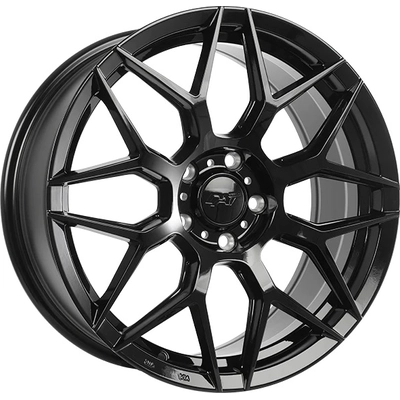 DAI WHEELS - DW12217001 - DTM Gloss Black Wheel  (17x7.5 45mm) pa1