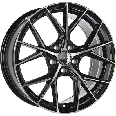DAI WHEELS - DW1241401 - A-SPEC Gloss Black - Machined Face Wheel (14x6.0 35mm) pa32