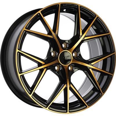 DAI WHEELS - DW1241511 - A-SPEC Gloss Black - Machined Face - Bronze Face Wheel (15x6.5 40mm) pa32