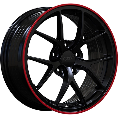 DAI WHEELS - DW1321601 - SKY Gloss Black - Red Line Wheel  (16x7.0 40mm) pa31