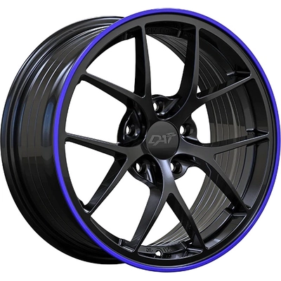 DAI WHEELS - DW1321802 - SKY Gloss Black - Purple Lip Wheel (18x8.0 40mm) pa1