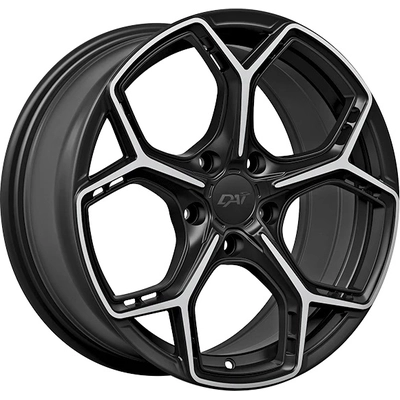 DAI WHEELS - DW1341501 - WIDOW Gloss Black - Machined Face Wheel  (15x6.5 38mm) pa1