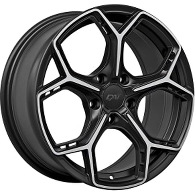 DAI WHEELS - DW1341601 - WIDOW Gloss Black - Machined Face Wheel  (16x7.0 40mm) pa1