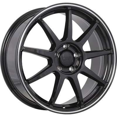 DAI WHEELS - DW1361702 - REV Gloss Black - Machined Lip Wheel  (17x7.5 42mm) pa2