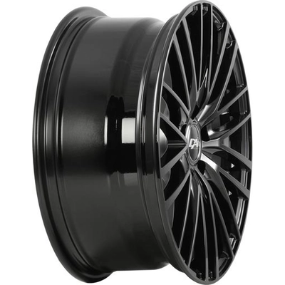 Alliage noir brillant de DAI WHEELS (17x7.5 42.0 mm) pa1