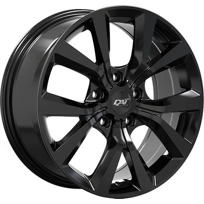 Alliage noir brillant de DAI WHEELS (17x7.5 40.0 mm) pa1