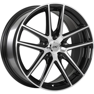 Gloss Black - Machined Face alloy by DAI WHEELS (14x6.0 38.0 mm) pa1