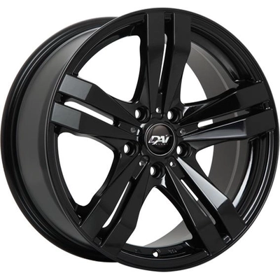 Alliage noir brillant de DAI WHEELS (16x7.0 40.0 mm) pa1