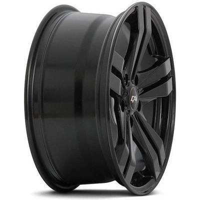 Alliage noir brillant de DAI WHEELS (16x7.0 40.0 mm) pa2