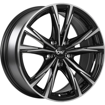 Gloss Black - Machined Face alloy by DAI WHEELS (17x7.5 41.0 mm) pa1