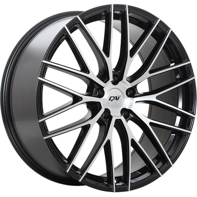 Gloss Black - Machined Face alloy by DAI WHEELS (17x7.0 45.0 mm) pa1