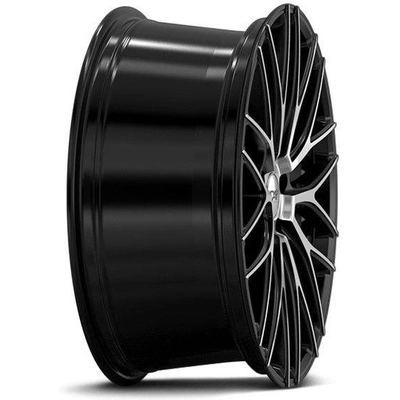 Gloss Black - Machined Face alloy by DAI WHEELS (17x7.0 45.0 mm) pa2