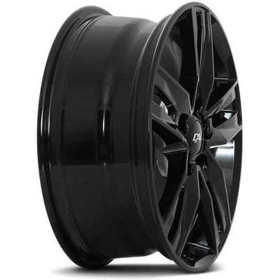 Alliage noir brillant de DAI WHEELS (17x7.0 45.0 mm) pa2