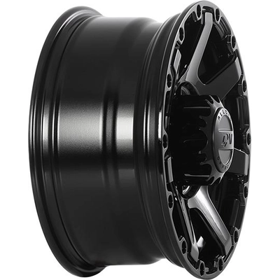 Gloss Black alloy by DAI WHEELS (17x8.0 20.0 mm) pa2