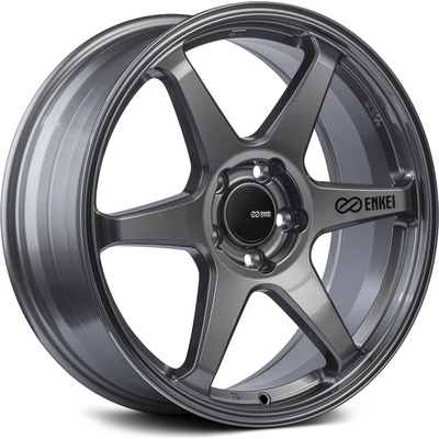 T6R Gloss Gunmetal Wheel by ENKEI (18x8 45mm) pa1