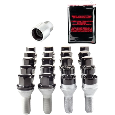 MCGARD - 67179BK - Chrome Black Cone Seat Bolt Lug Wheel Installation Kit pa2