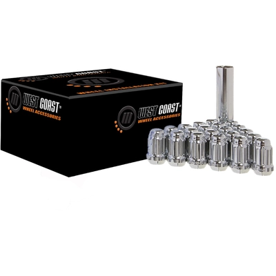 WEST COAST WHEEL ACCESSORIES - W55125S - Bulge Acorn Spline Lug Nuts pa1