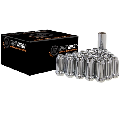 WEST COAST WHEEL ACCESSORIES - W5842ST - Bulge Acorn Spline Lug Nuts pa1