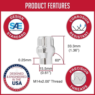 COYOTE WHEEL ACCESSORIES - 221173 - Lug Nuts pa2