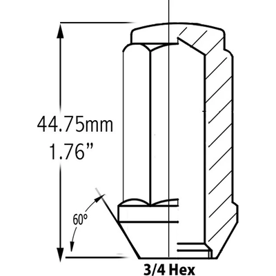 Wheel Lug Nut by COYOTE WHEEL ACCESSORIES - 301173S pa2