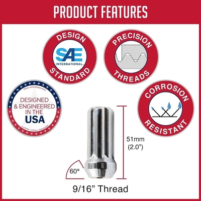 COYOTE WHEEL ACCESSORIES - 331167 - Lug nuts pa2